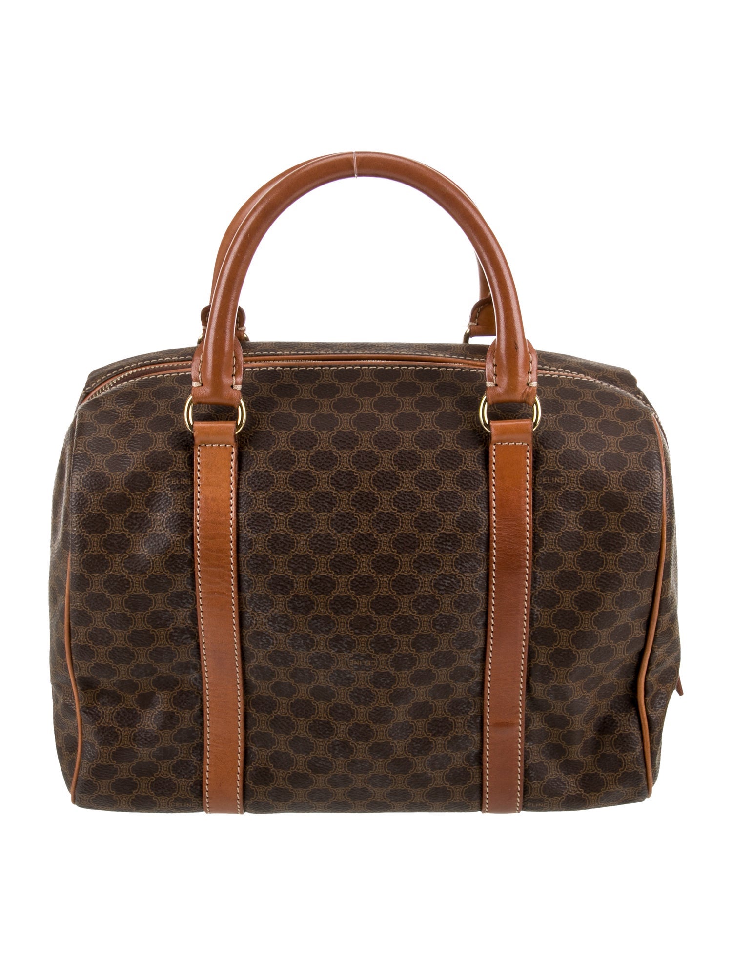 Celine Macadam Top Handle Bag Vintage